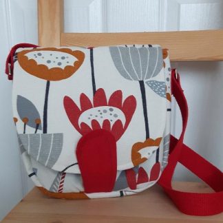 Sandra Saddle Bag red